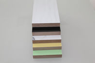 Colored Solid Wood Grain MDF Board , Decoration Laminated MDF Wall Panels