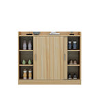 Light Luxury Real Wood Shoe Cabinet With 3 Drawers For Multi - Function