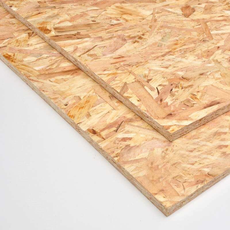 Sound Insulation OSB Oriented Strand Board For Packing And Construction +/-0.5mm