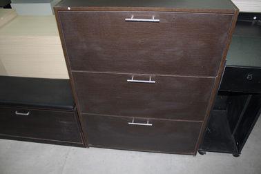 Beautiful Mix Color Particle Board Shoe Rack With Handle And Edgehand Handware
