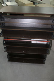 Beautiful Mix Color Particle Board Shoe Rack With Handle And Edgehand Handware