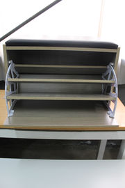 Beautiful Mix Color Particle Board Shoe Rack With Handle And Edgehand Handware
