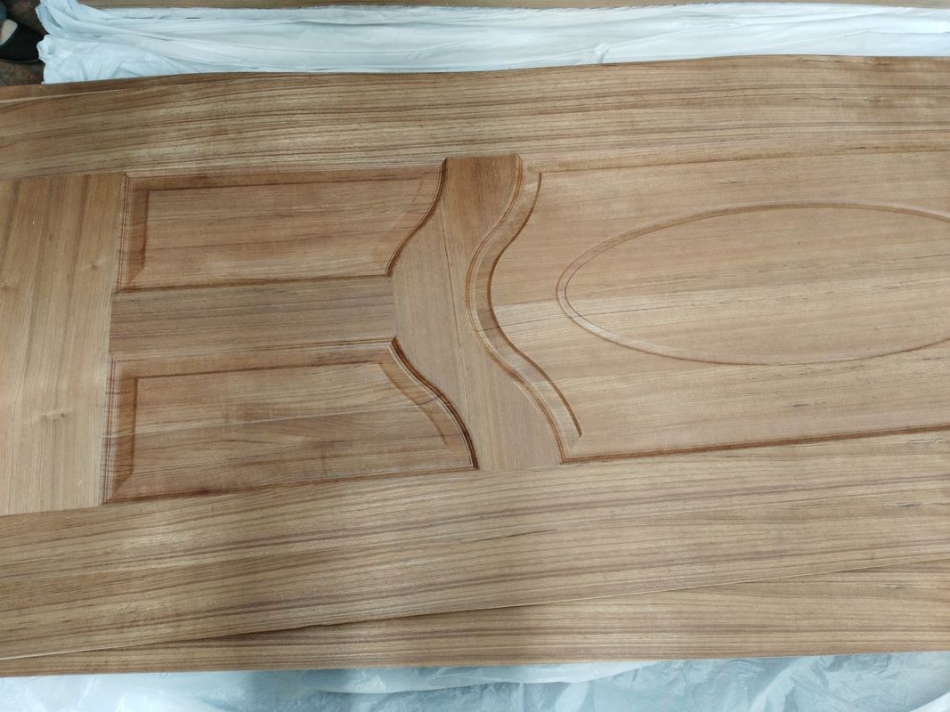 Elegantly Appearance Wood Door Skins / No Crack Light HDF Decorative Door Skins